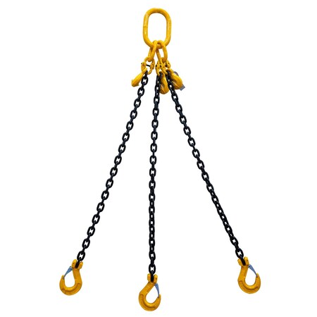 Starke Chain Sling, 5/16in, G80, Sling Hook, with Chain Adjuster, 13 ft SCSG80516-3LSA-13